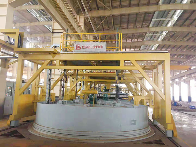 Congratulations to Chongqing Changjiang Industrial Furnace Manufacturing Co., Ltd. on the smooth acceptance and normal production of the 4.2-meter automated quenching and tempering production line for