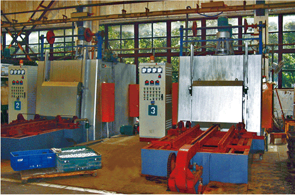 Horizontal aluminum alloy piston quenching furnace