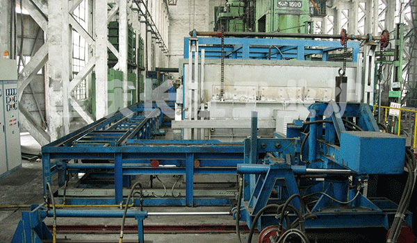 Heavy truck front axle tempering line