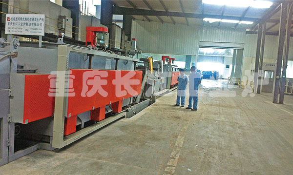 Roller type mesh belt modulation automatic line