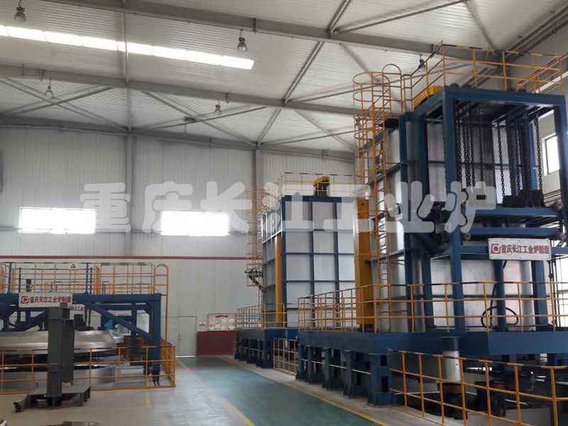 Large vertical aluminum alloy solid solution aging furnace (aviation specific)